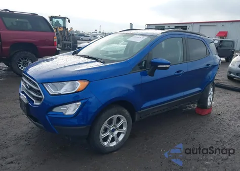 2022 Ford Ecosport Se z USA, uszkodzony, nr VIN MAJ6S3GL1NC465615